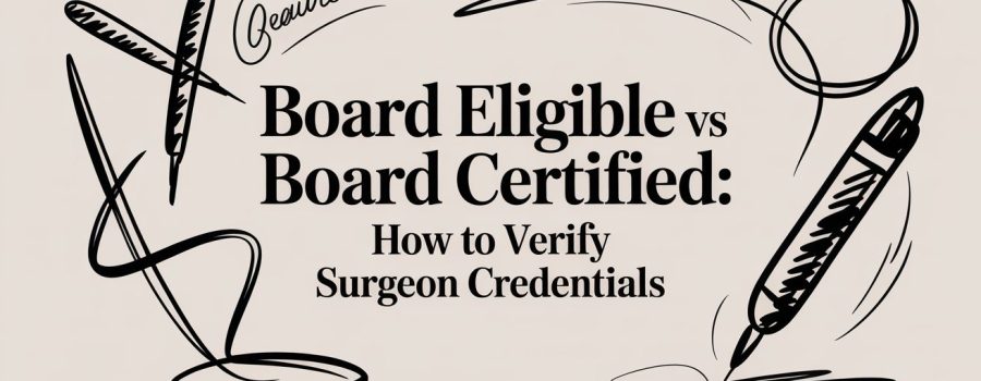 Board Eligible vs Board Certified: How to Verify Surgeon Credentials
