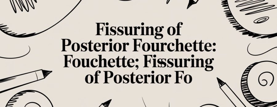 Fissuring of posterior fourchette: Fissuring of Posterior Fo