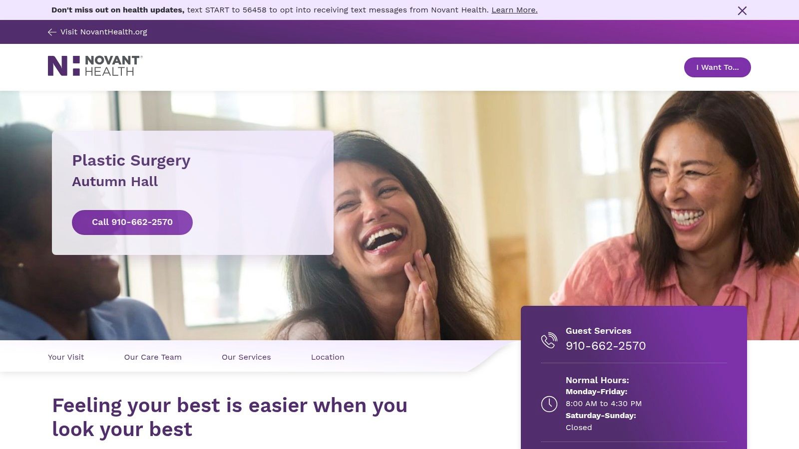 Novant Health Plastic Surgery – Autumn Hall