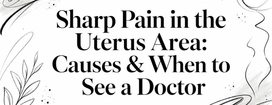 Sharp Pain in the Uterus Area: Causes & When to See a Doctor