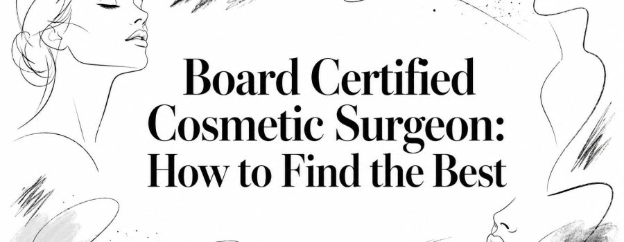 Board Certified Cosmetic Surgeon: How to Find the Best
