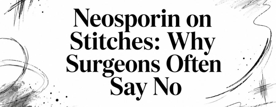 Neosporin on Stitches: Why Surgeons Often Say No