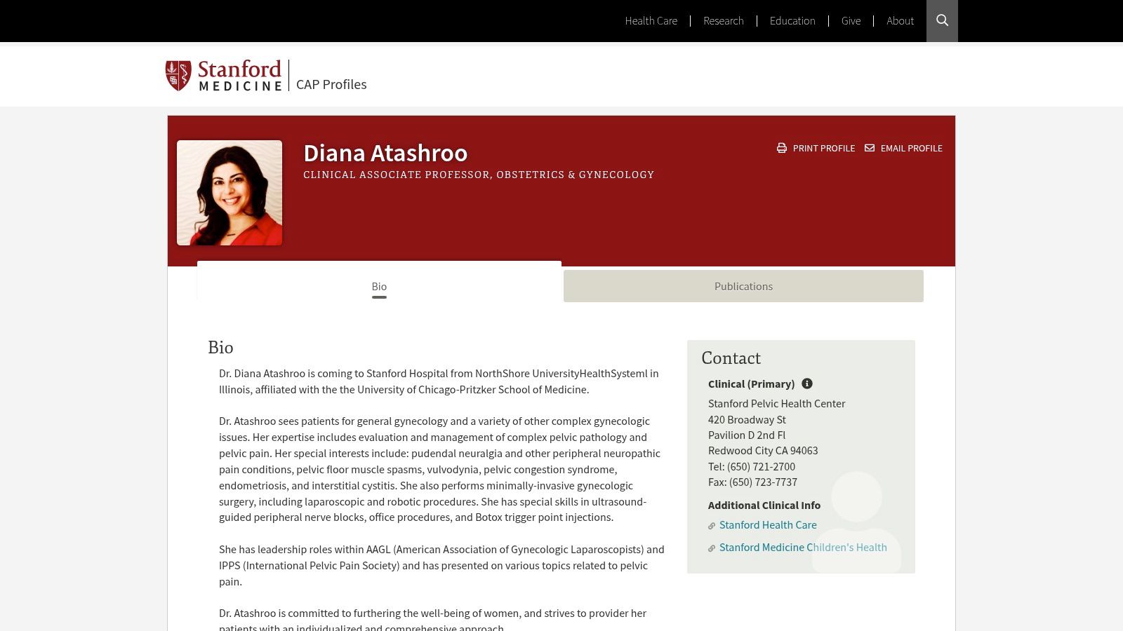 Stanford Medicine Pelvic Pain Center