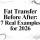 Fat Transfer Before After: 7 Real Examples for 2026
